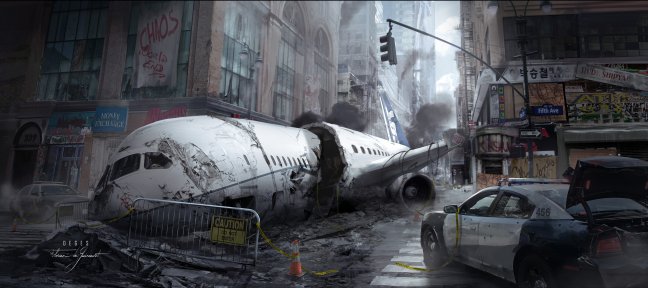 Concept Art photorealistic for a AAA video game with Photoshop